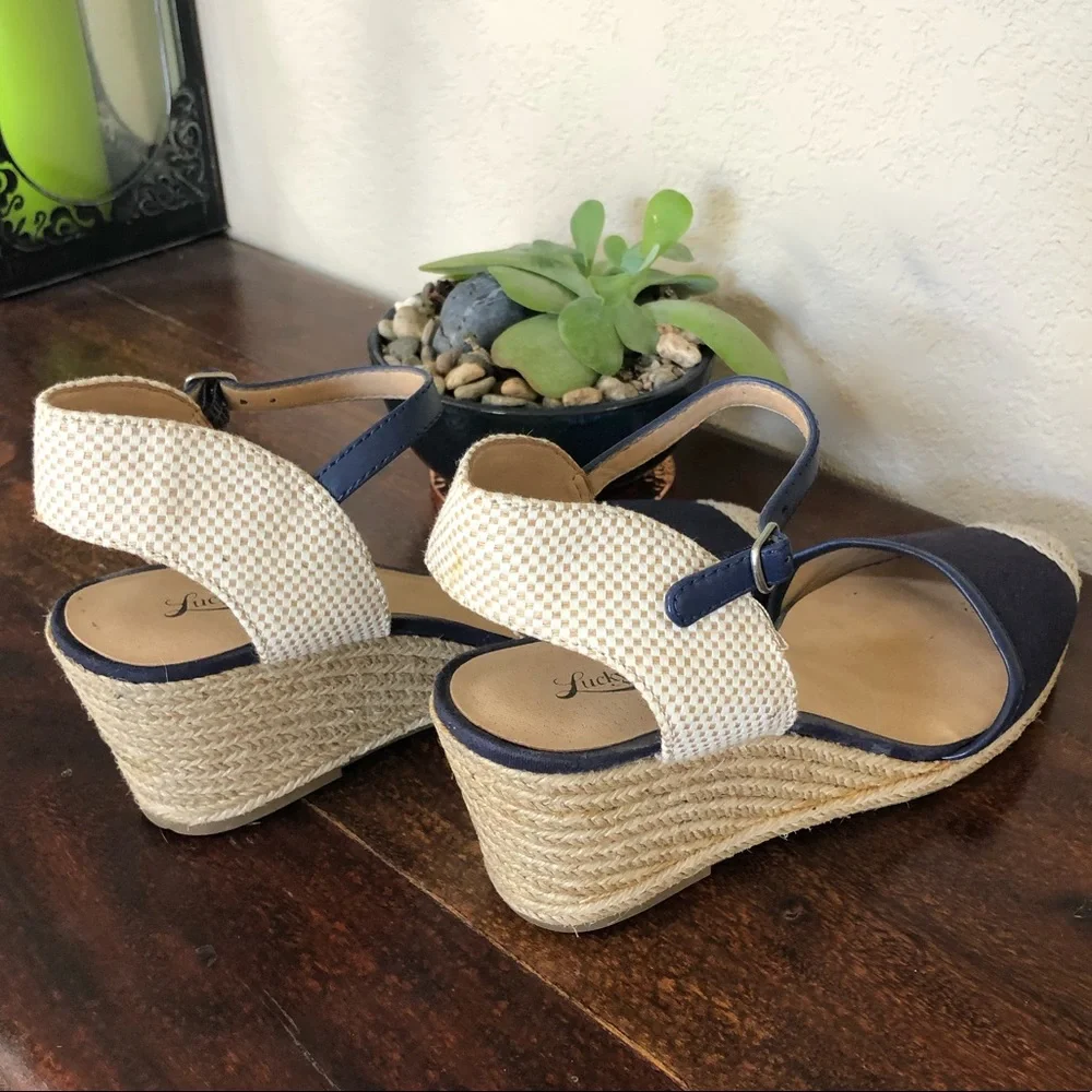 Lucky Kerol Navy Blue Espadrilles